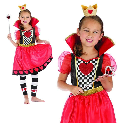 Mädchen herzdame kostüm - mädchen,
