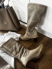 Ausgefallene Stiefel Beige