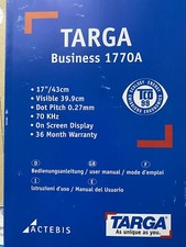 Bedienungsanleitung TARGA Computer Bildschirm 