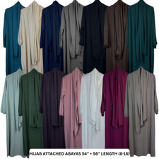 Damen Abaya mit Schal