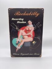 Blechschild Rockabilly 20x30cm