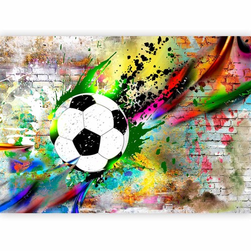 Fototapete fußball vlies - fototapete,