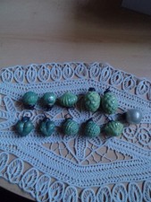 11 Alte Weihnachtskugeln im Biedermeier Stil