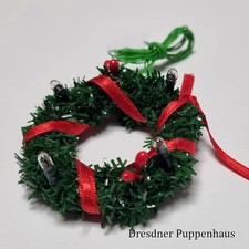 Mini Adventskranz beleuchtet