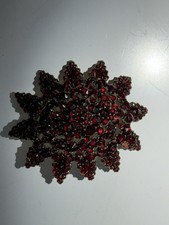 Granat Brosche  Sternform   65