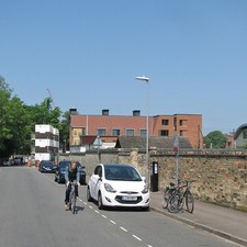 Photo 6x4 Gresham Road: cranes gone Cambridge/TL4658 The new Hughes Hall c2016