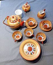 Japanisches Tee Service 1000 Buddhas – Original aus 1960er Jahren, sehr filigran