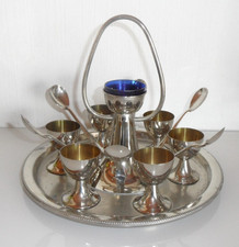 Silber menage eierbecher - menage, u