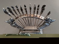 12 Bowlespieße 900 Silber Im