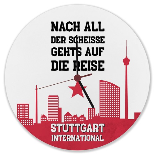 Stuttgart europapokal wanduhr - europapokal,