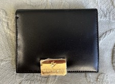 RÉMY MARTIN Portemonnaie Geldbörse NEU! Echt-Leder Schwarz, goldfarbene Hardware