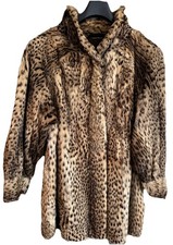 Echtpelz Kurz- Mantel Swinger Pelzjacke Bobcat ca 38 40 42 44 46 Kürschnerarbeit