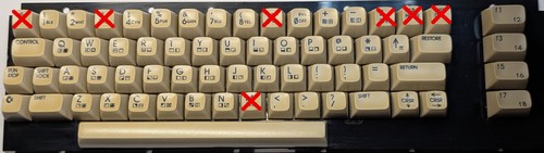 Ersatztasten für commodore - für,
