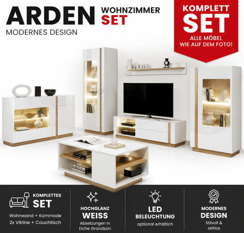 Modernes wohnzimmer set - modernes,