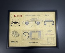 Wandbild Audi Sport Quattro -