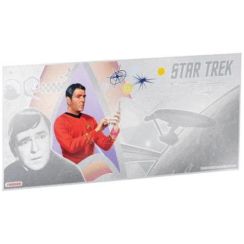 Silbermünznote star trek - star, trek™
