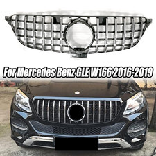 GT Panamericana Grill Kühlergrill Gitter Chrom Für Mercedes GLE W166 2016-2019