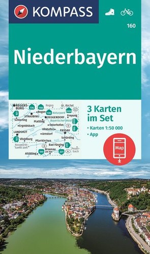 Kompass wanderkarten set - wanderkarten-set, 160