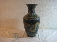 Große antike Cloisonne Vase Japan um 1800 aus Sammlung