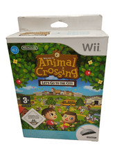 Wii Spiel Animal Crossing Let's go to the City Wii Speak Neu OVP #