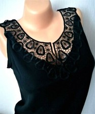 Damen T-Shirt.  Trägershirt. Spitze Hemden  Baumwolle Gr. M;L;XL