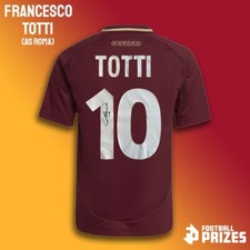 PRIVATE SIGNING Francesco Totti signed Official AS Roma 2024/25 Home Shirt + COA