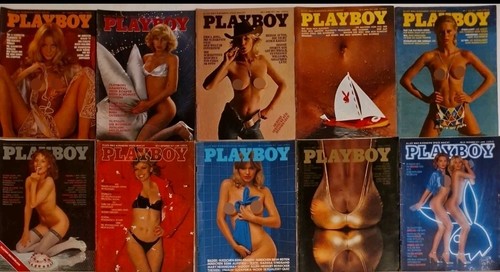 10x playboy magazin 1977 - -,