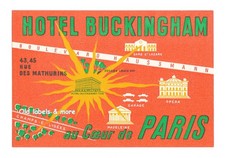 x6814 Hotel Buckingham PARIS