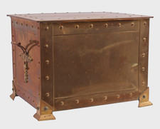 Antike groß Asche-Truhe