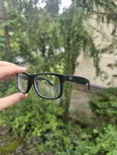 Ray-Ban Brille Gestell Korrekturbrille mit Gläsern -5.75/-3.00 Add +2.50 Etui