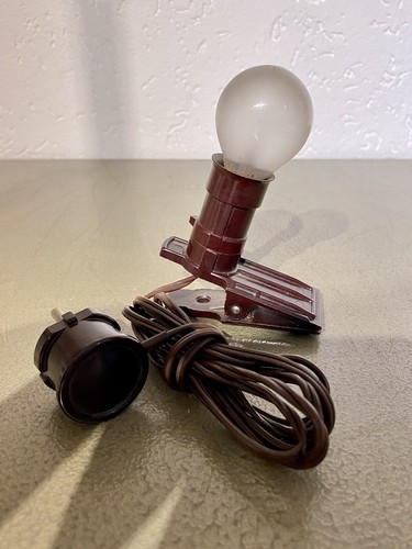 Klemmlampe bakelit original - klemmlampe,