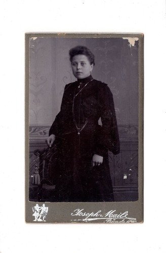 Cdv foto damenportrait feine - cdv, /