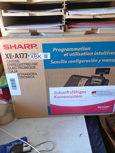 Sharp registrierkasse 177 - xe-a,