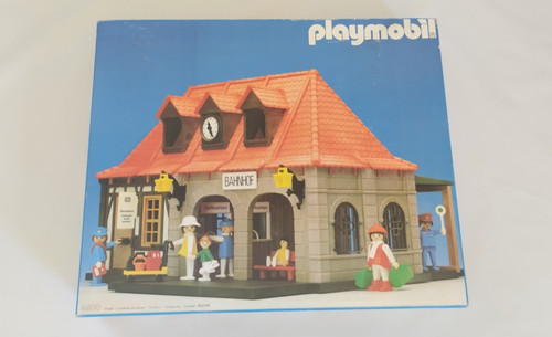 Playmobil 4300 bahnhof ovp box - bahnhof,