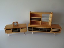 Crailsheimer Wohnzimmer Schrank Buffet Ende 50er Jahre Puppenstube Puppenhaus