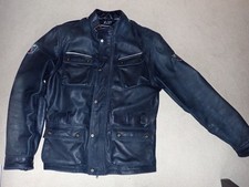 AJS Lederjacke ( Motorrad ), 54 ( 50 - 52 ), schwarz, sehr guter Zustand