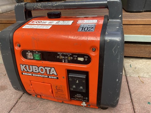 Kubota 650 generator - kubota, av