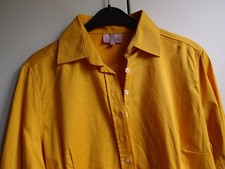 Tolle klassische goldgelbe Umani Bluse in Gr. 40