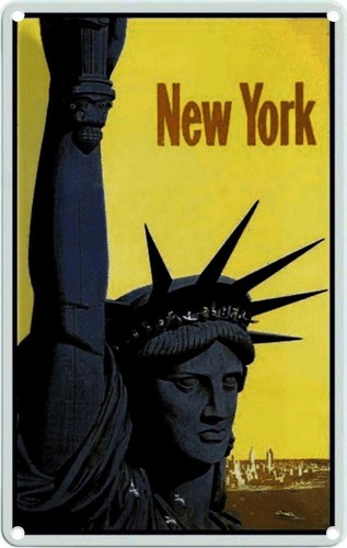 Blechschild 30x20 new york - blechschild,
