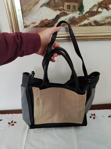 Tasche chrom echt leder - tasche,