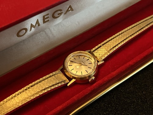 Omega genevé 750 18k gold - omega,