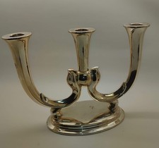 WMF Kerzenleuchter ★ dreiarmig,  versilbert ★ Mid Century, 50er Jahre, Vintage