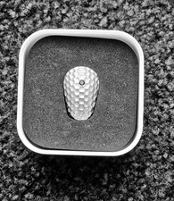 Golfball Marker Silver Limited Edition, diepitchgabel.de, massiv mit Magnet.  