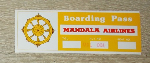 Vintage mandala airlines - mandala,