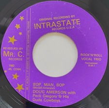 DOUG AMERSON - BOP MAN BOP / THAT OLD CLOCK - INTRASTE RECORDS