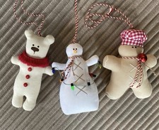 3 Anhänger Baumschmuck