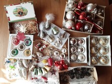 Christbaumschmuck Weihnachtsschmuck alt antik Konvolut