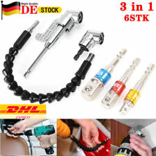 Winkelschrauber Stecknuss Adapter Bitaufnahme für Akkuschrauber Bohrmaschine Set