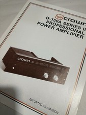 Amcron 150a crown - amcron, dc-150a