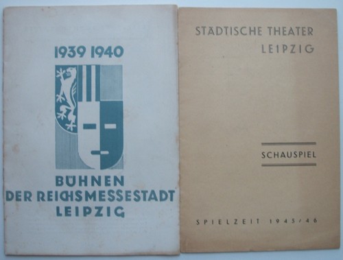 Leipzig 2 theaterprogramme - leipzig,